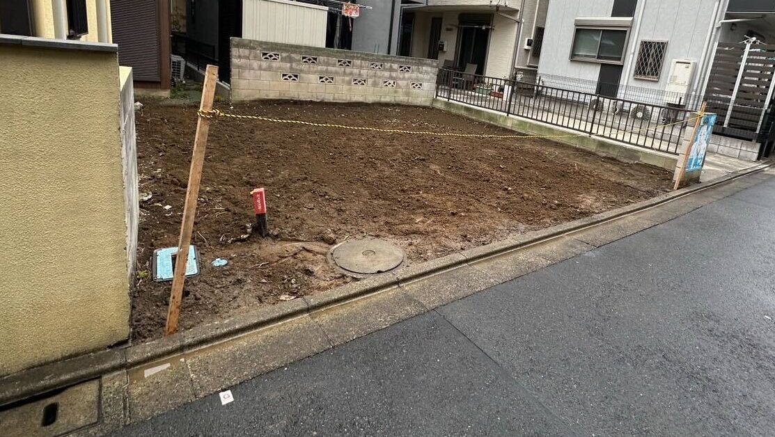 川崎市中原区苅宿の解体工事の画像