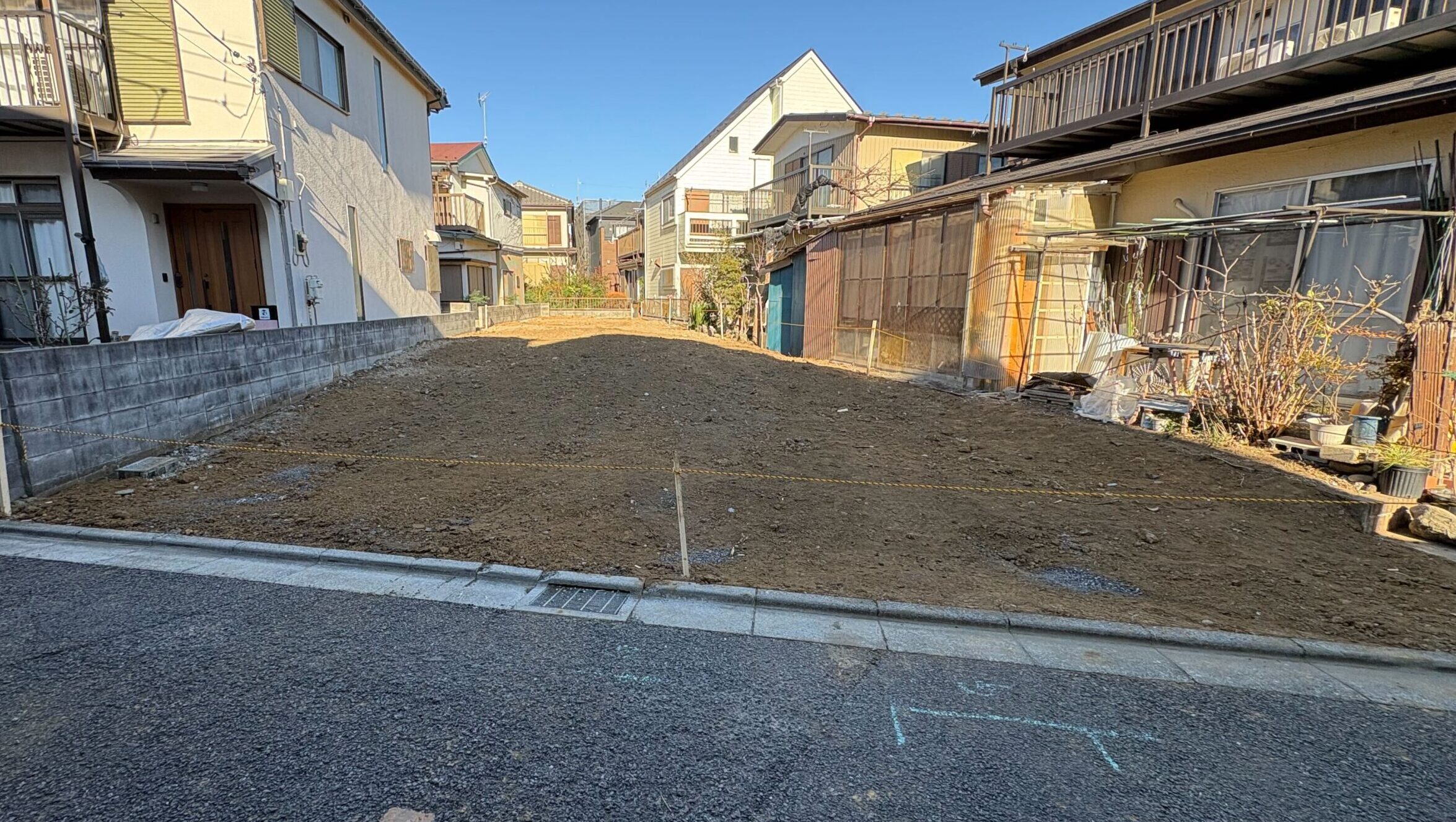 富士見市鶴瀬西の解体工事の画像
