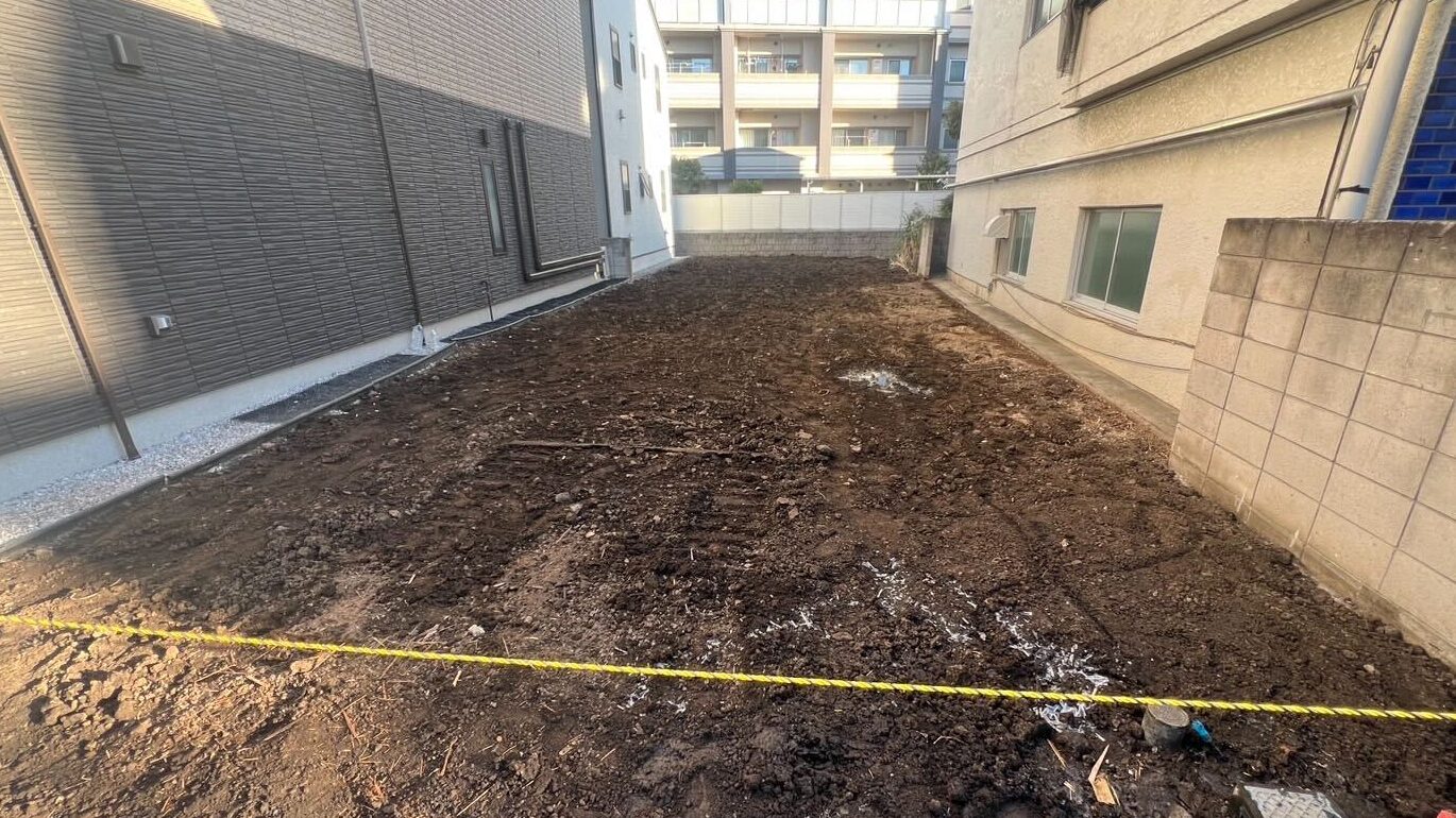 豊島区目白の解体工事の画像