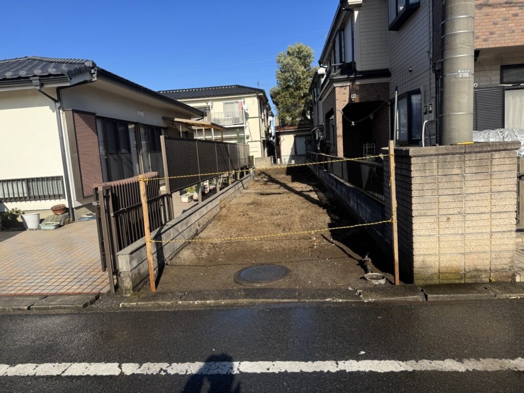 青梅市河辺町の解体工事