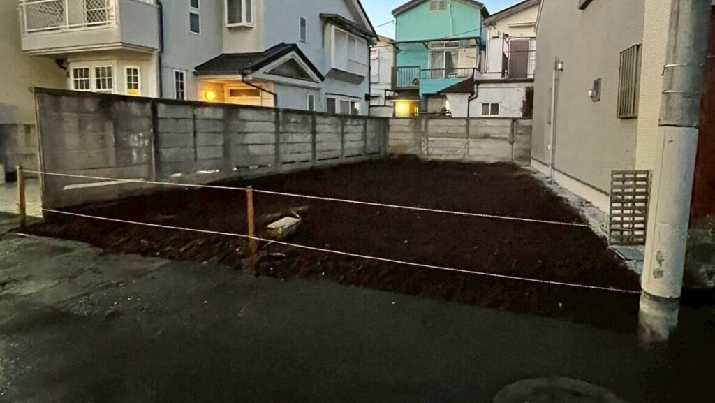中野区若宮の解体工事