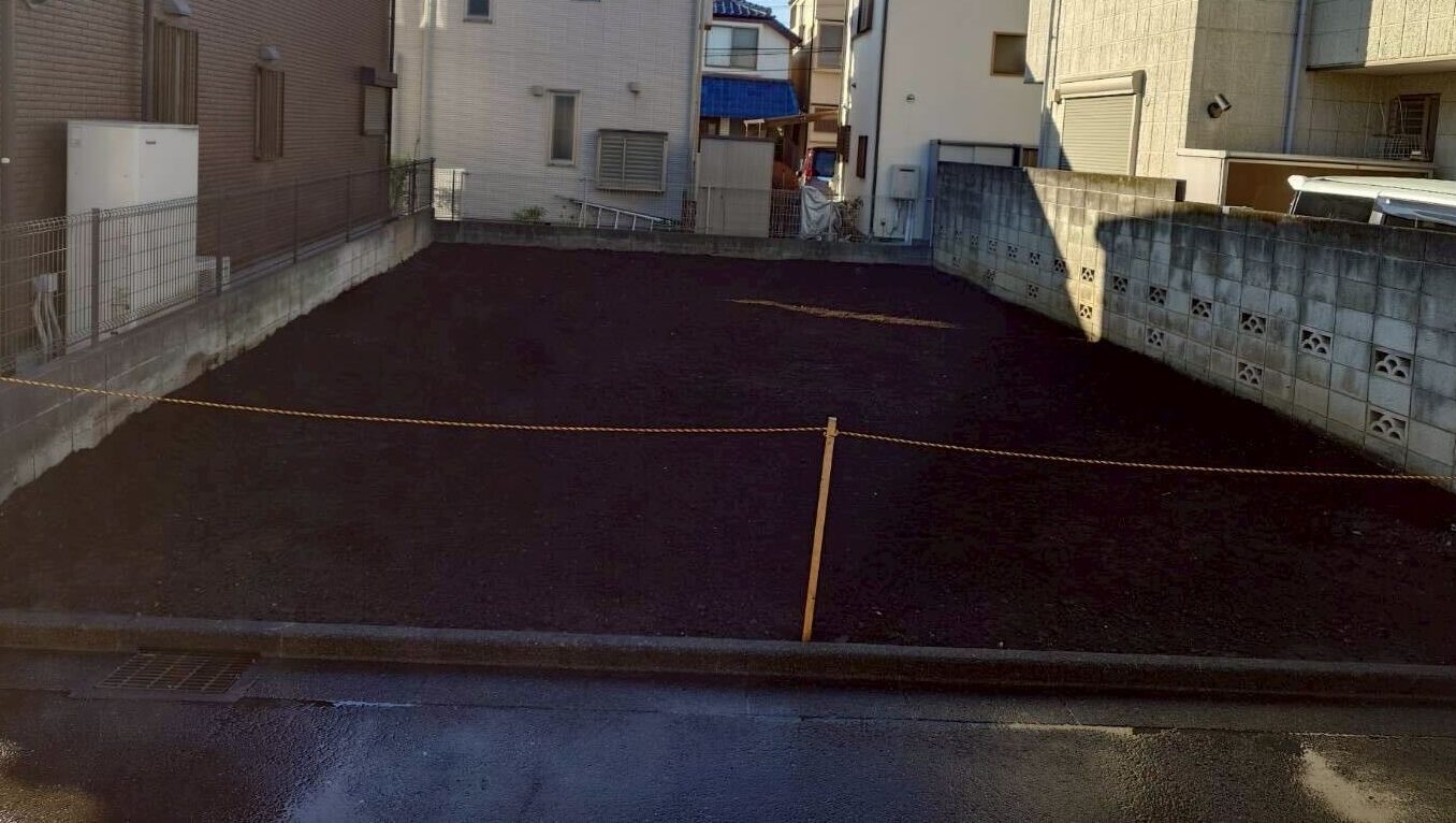 府中市新町の解体工事の画像