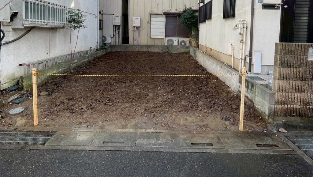 富士見市水谷東の解体工事