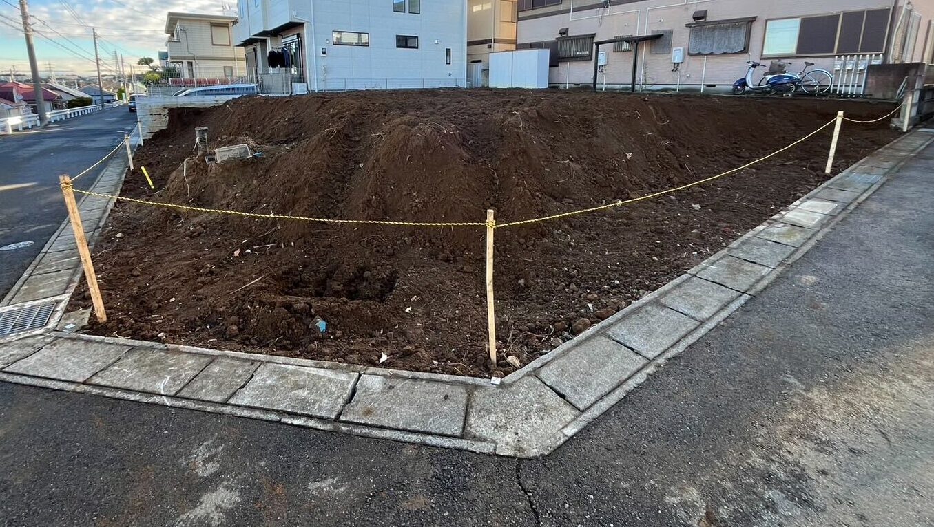 柏市藤心の解体工事の画像
