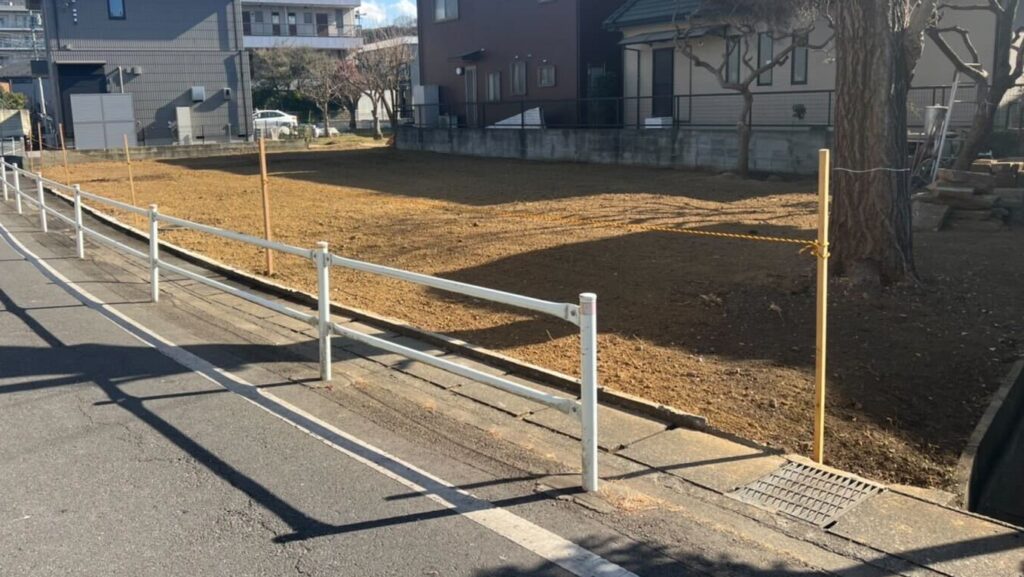 稲城市矢野口の解体工事
