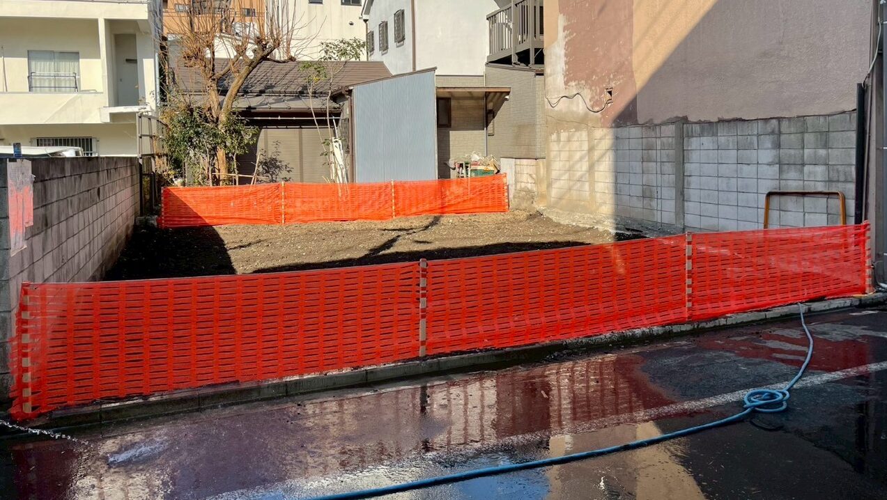 台東区清川の解体工事の画像