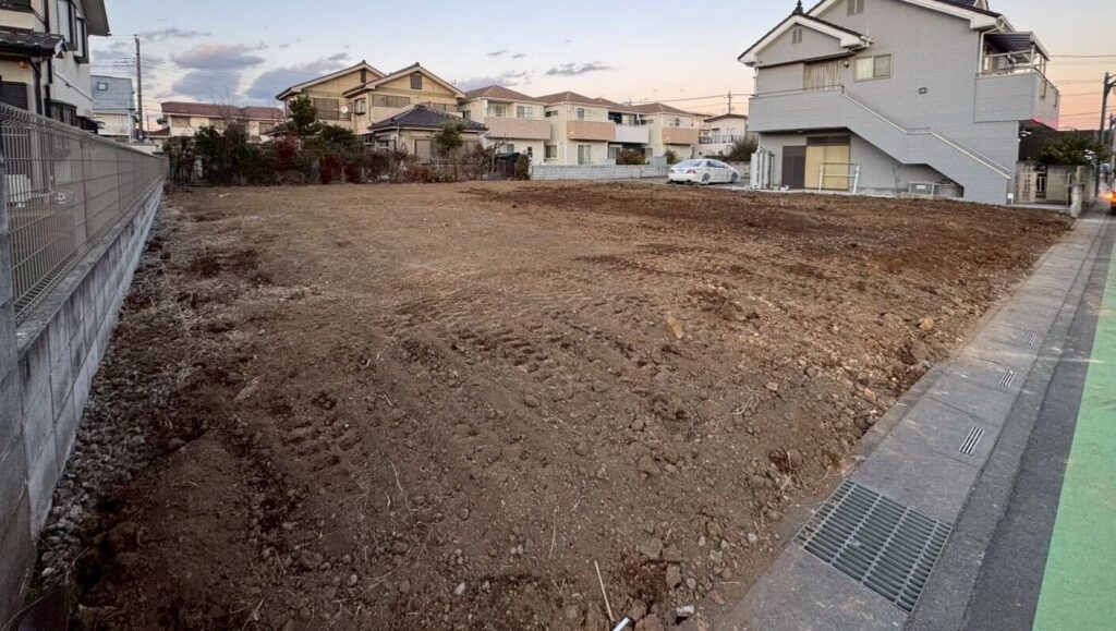 さいたま市岩槻区諏訪の整地・ブロック撤去工事