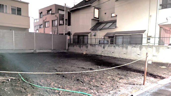 大田区田園調布の解体工事の画像