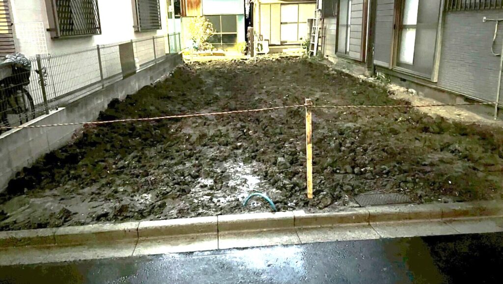 荒川区東尾久の解体工事