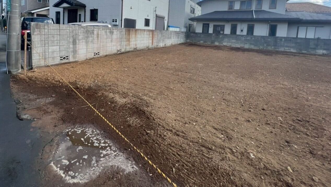 国分寺市西町の解体工事の画像