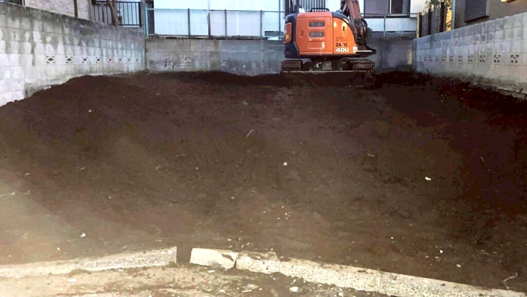 杉並区荻窪の解体工事