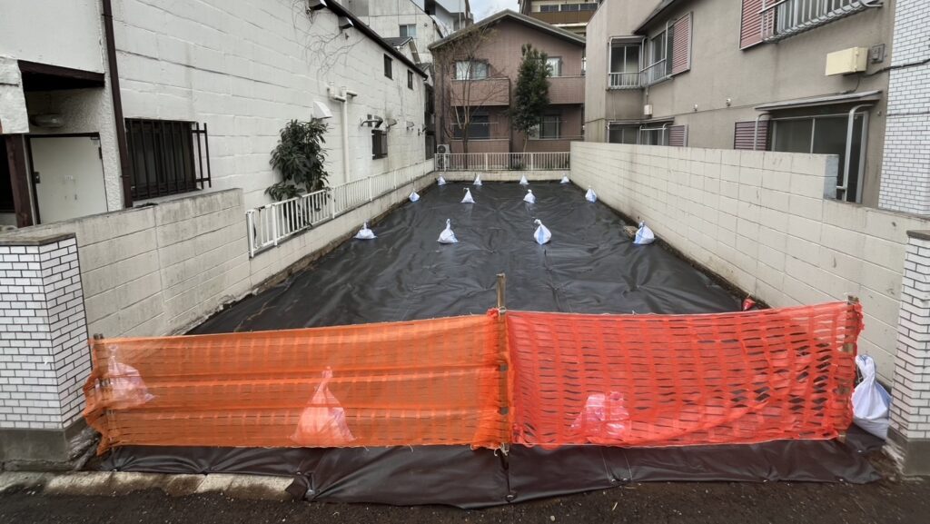 杉並区高円寺北の解体工事