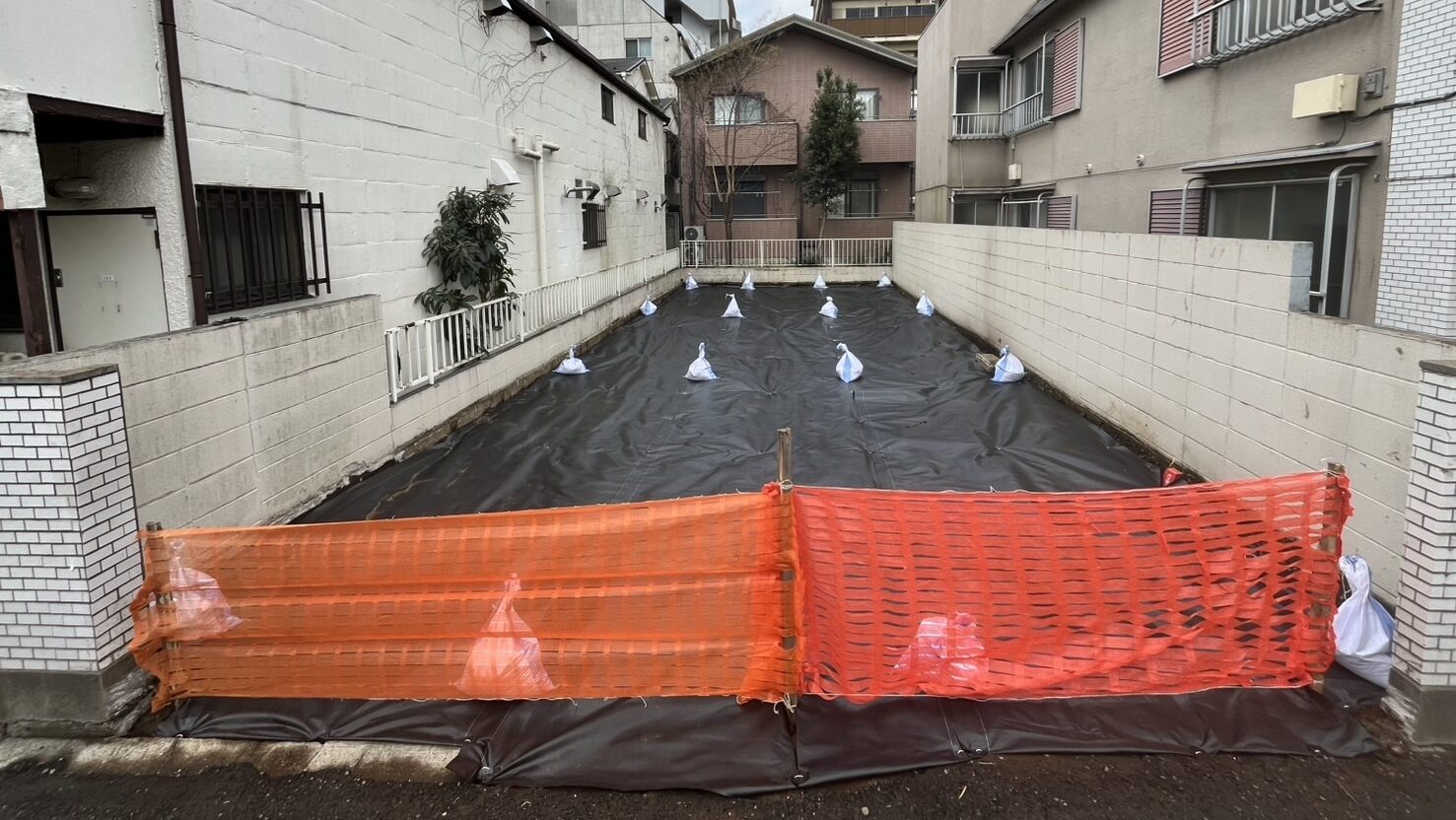 杉並区高円寺北の解体工事の画像