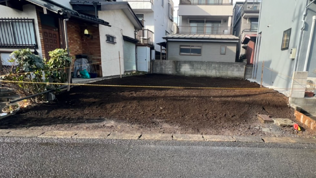 日野市多摩平の解体工事の画像
