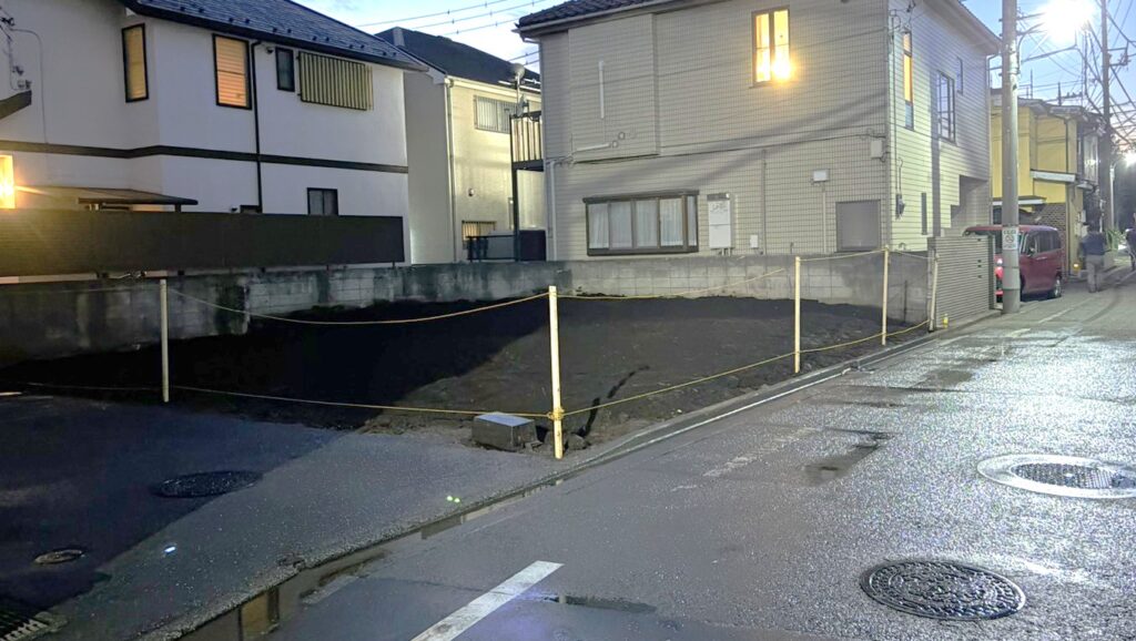 調布市深大寺南町の解体工事