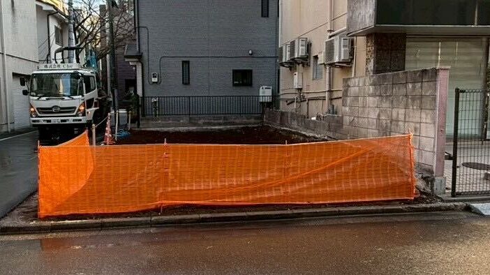 千代田区六番町の解体工事の画像