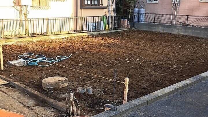 国立市泉の解体工事の画像