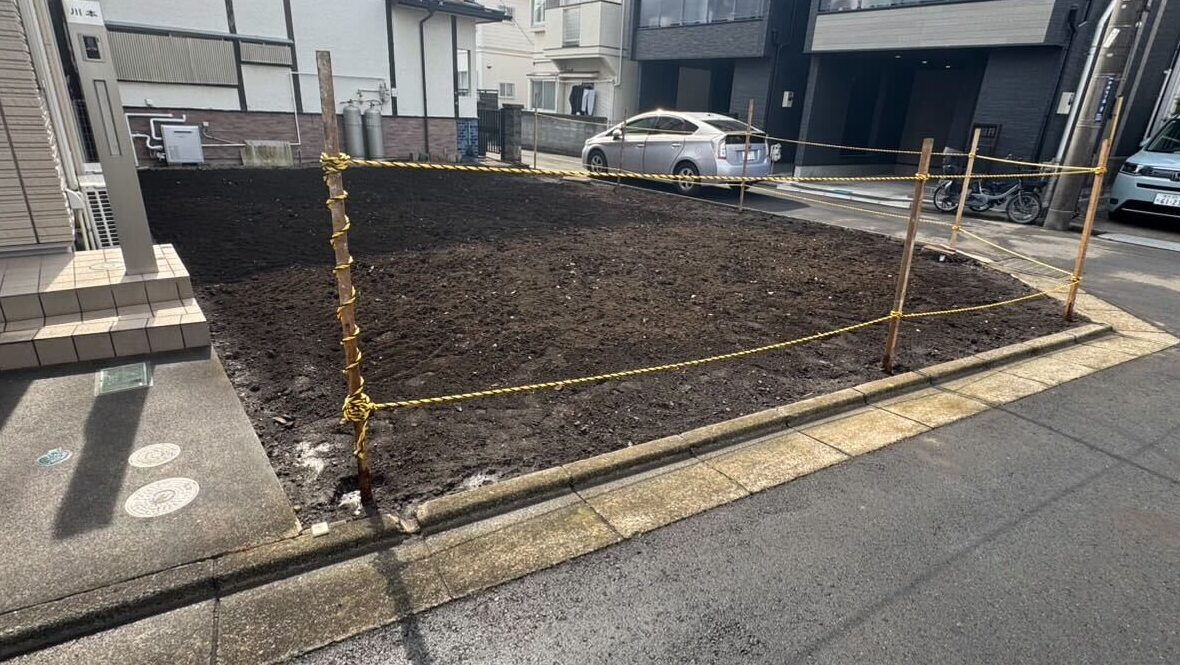 大和市中央の解体工事の画像