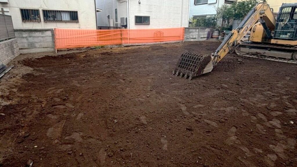 杉並区宮前の解体工事