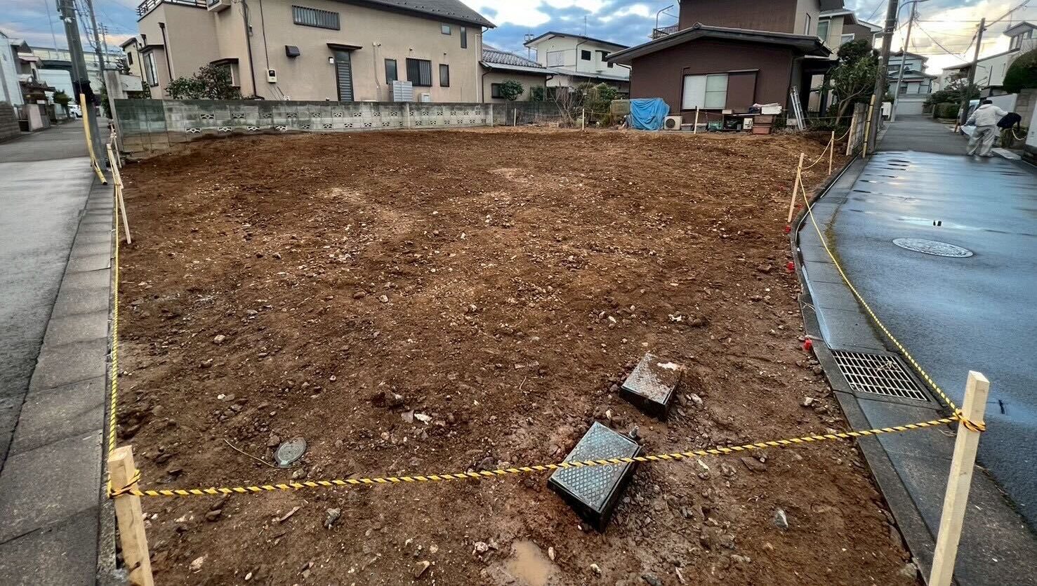 調布市深大寺元町の解体工事の画像
