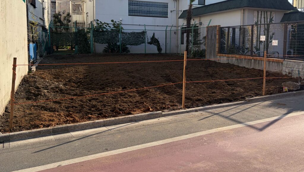 中野区白鷺の解体工事