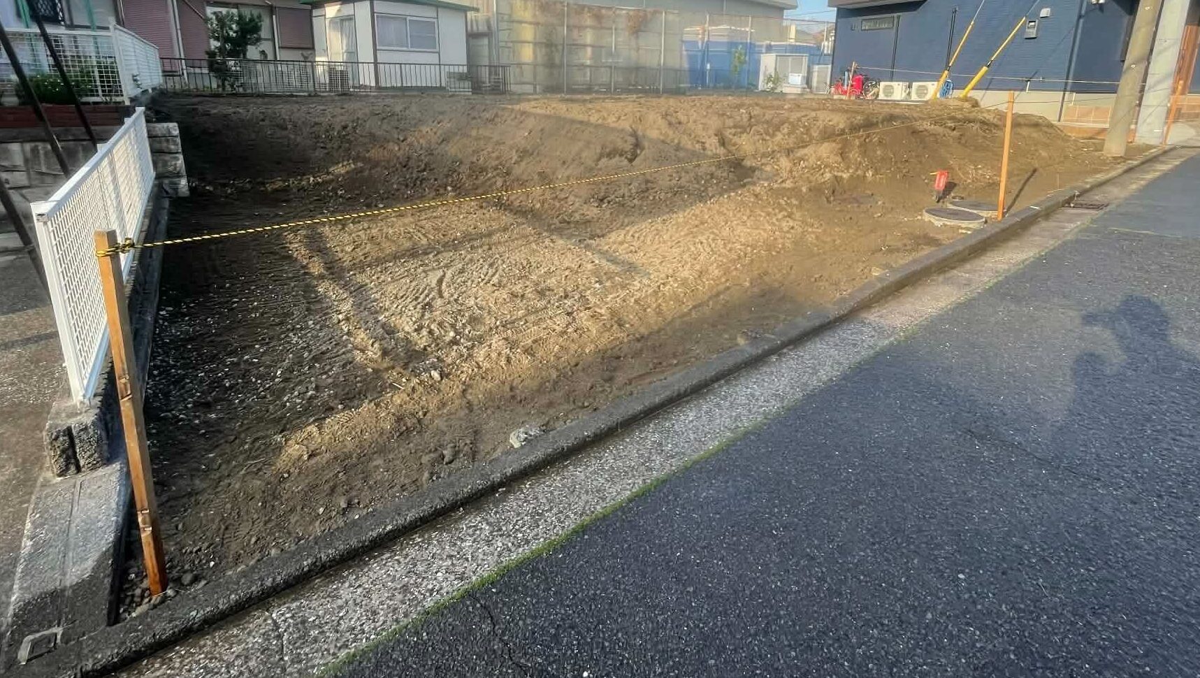 横浜市金沢区東朝比奈の解体工事の画像