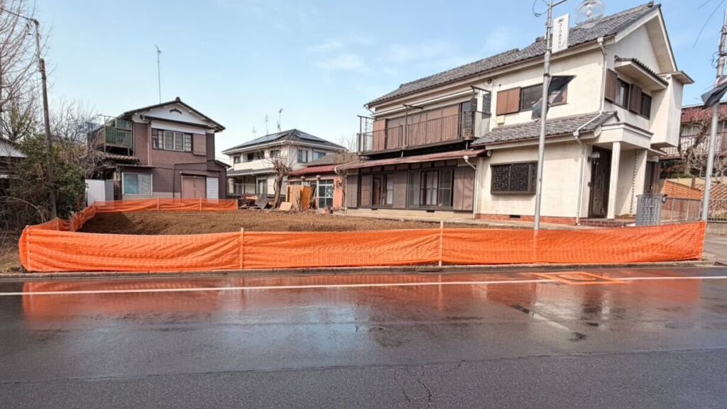 所沢市宮本町の解体工事