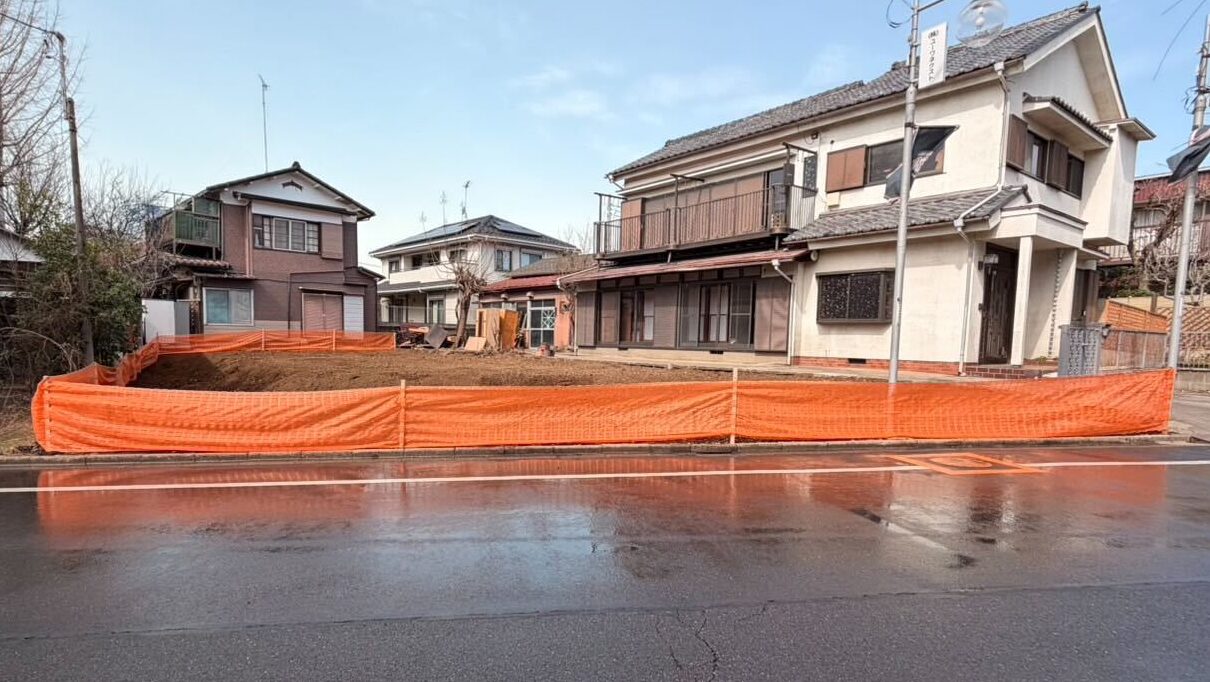 所沢市宮本町の解体工事の画像