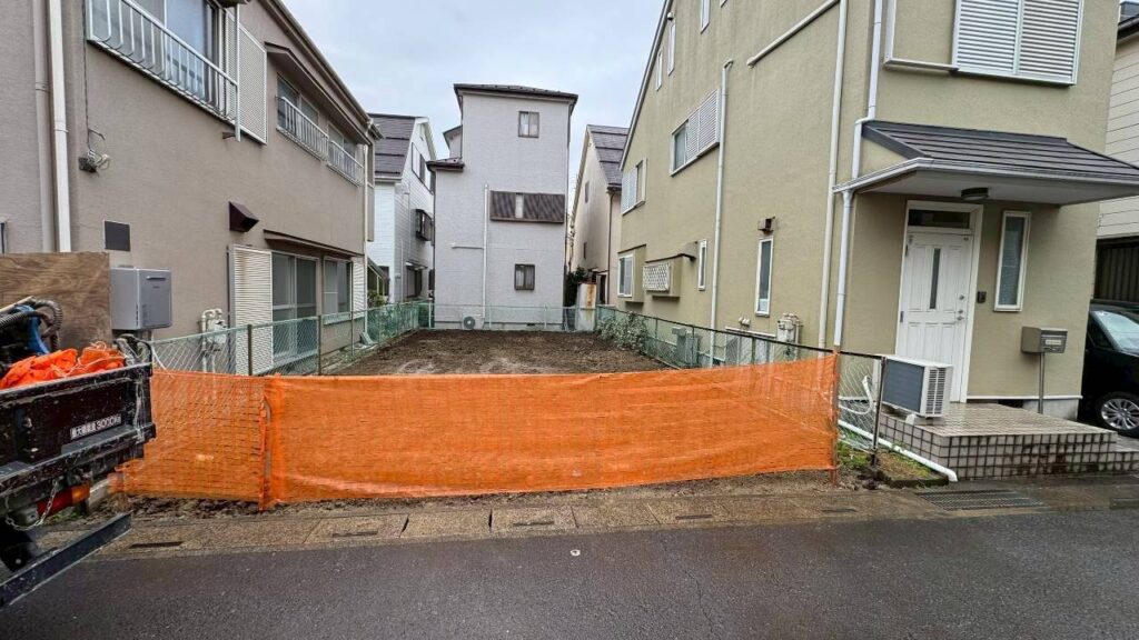 富士見市鶴馬の解体工事