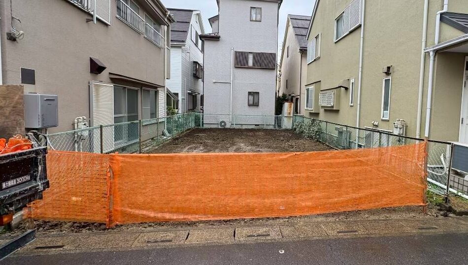 富士見市鶴馬の解体工事の画像