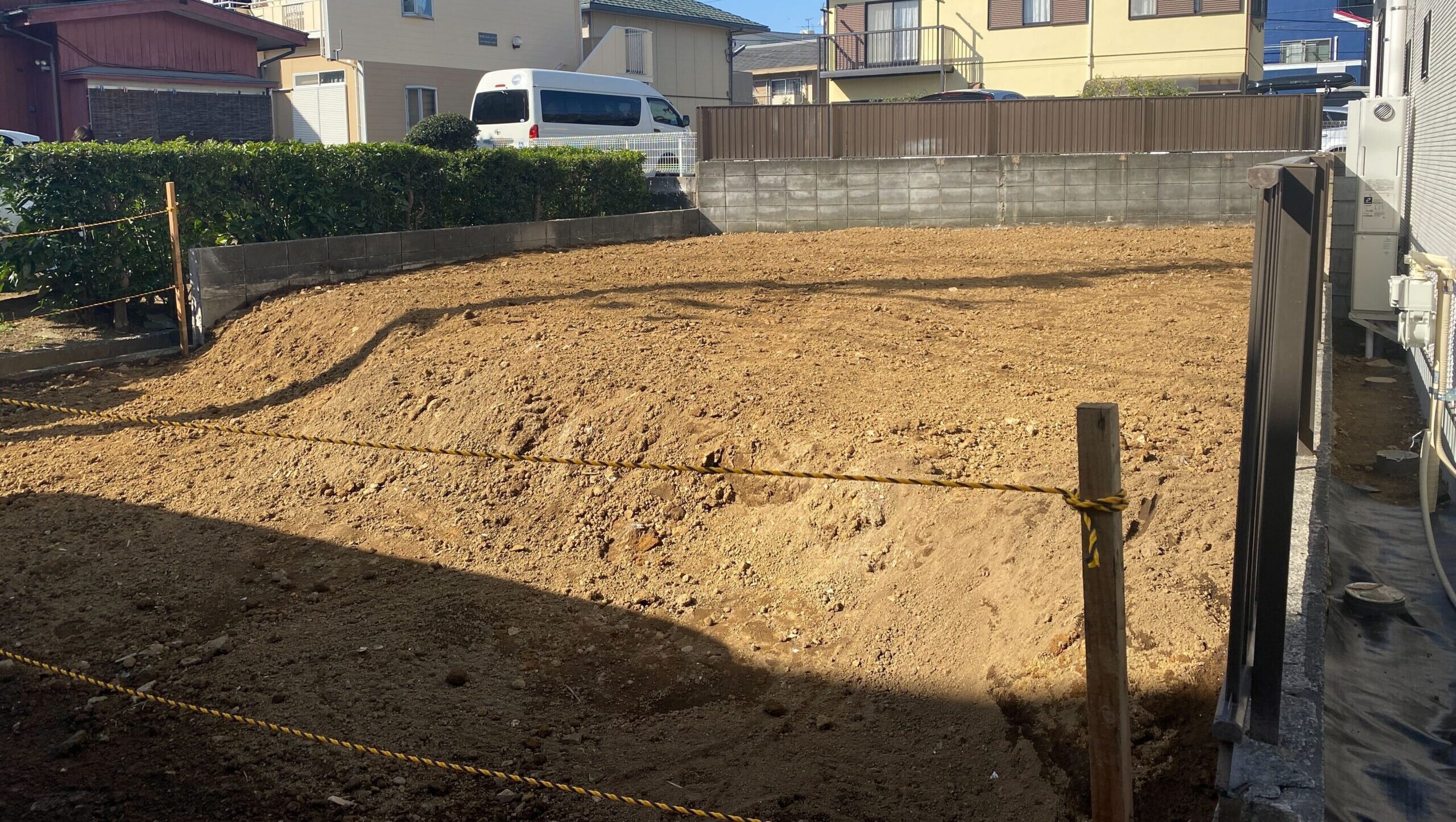 川崎市多摩区生田の解体工事の画像