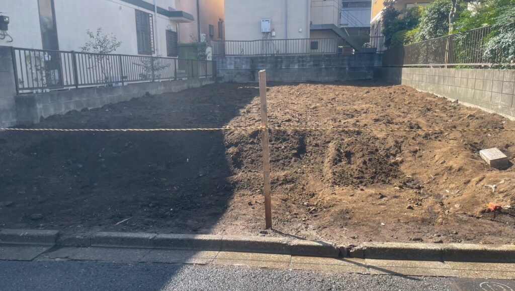 世田谷区代沢の解体工事