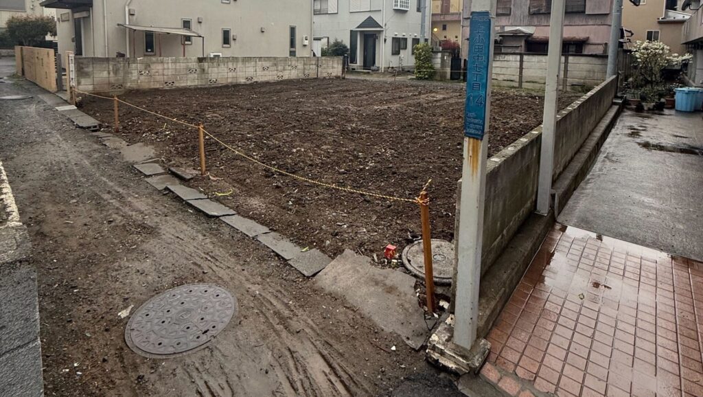 川崎市中原区上小田中の解体工事