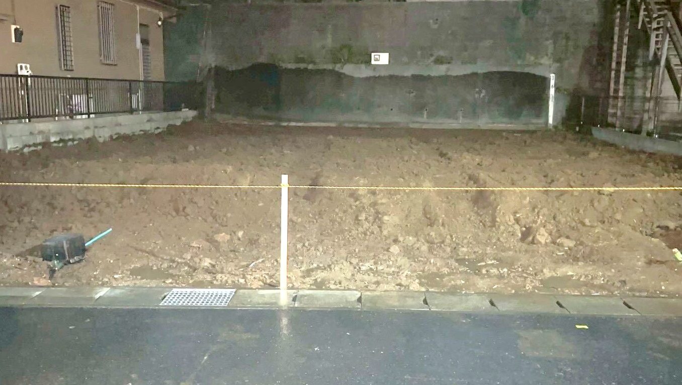 松戸市下矢切の解体工事の画像