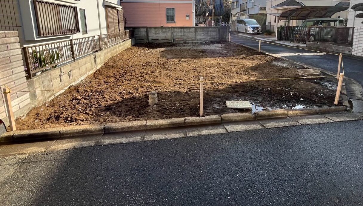 小平市美園町の解体工事の画像