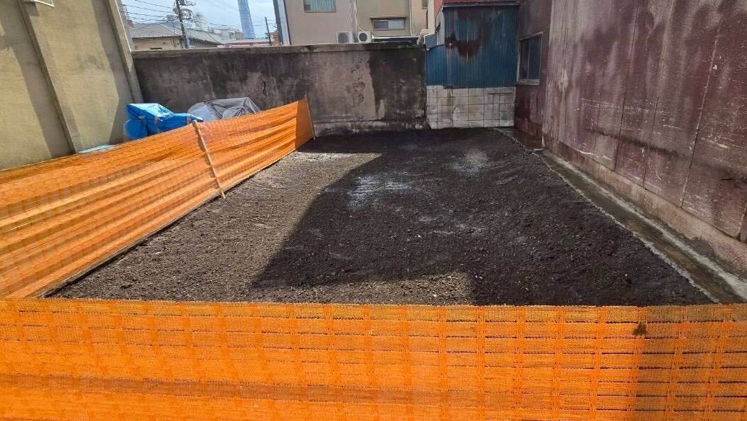 台東区清川の解体工事の画像