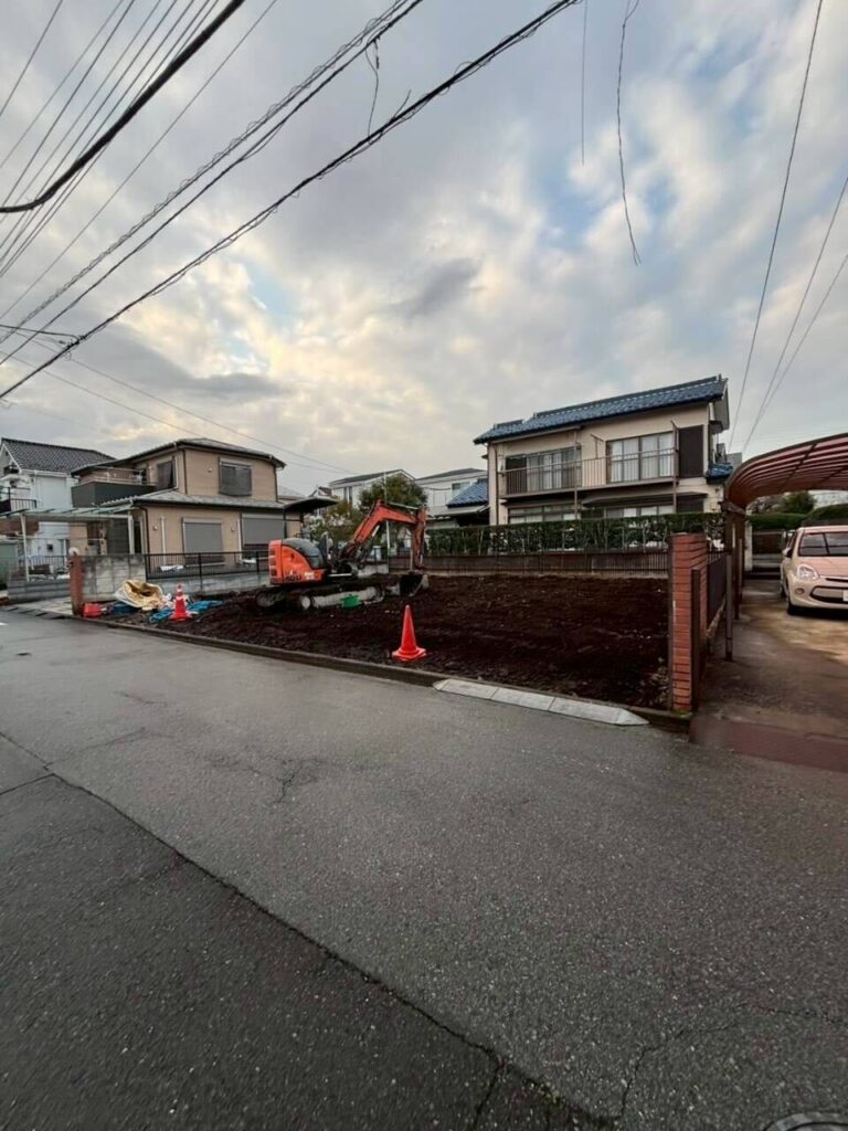 日野市多摩平の解体工事