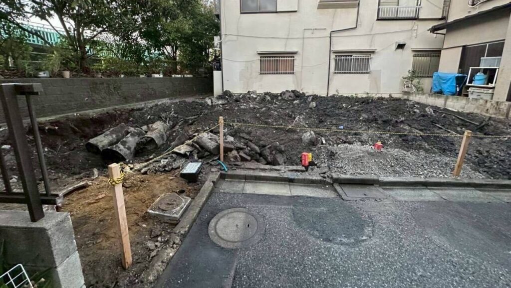 葛飾区奥戸の解体工事