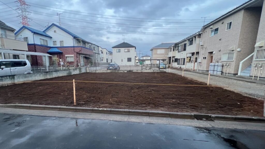 上尾市上の解体工事