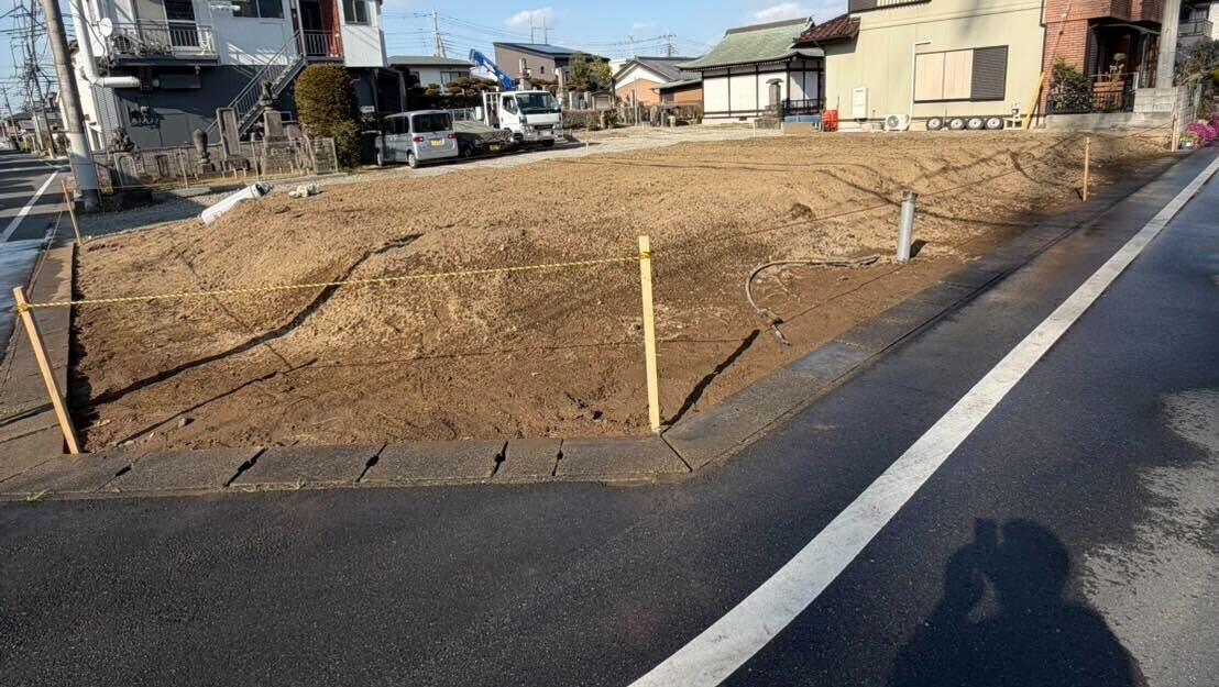 吉川市道庭の解体工事の画像