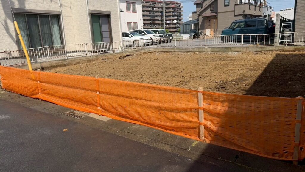 草加市金明町の解体工事