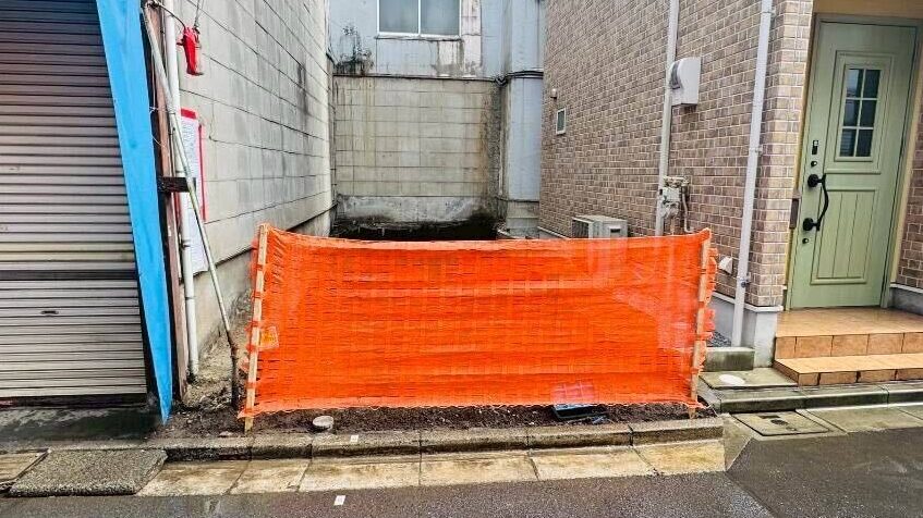 北区滝野川の解体工事の画像