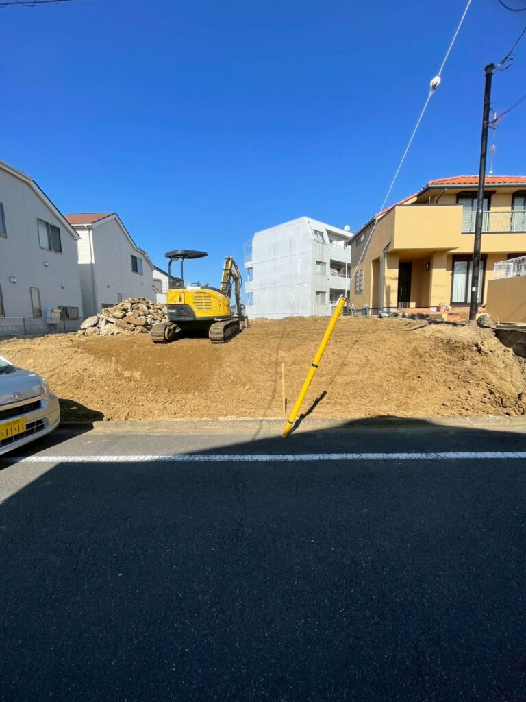 府中市押立町の解体工事