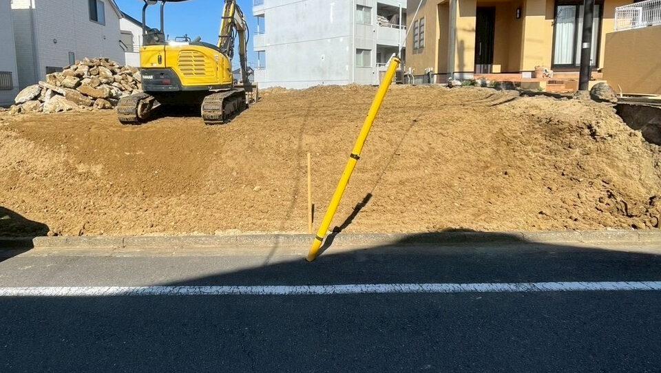 府中市押立町の解体工事の画像