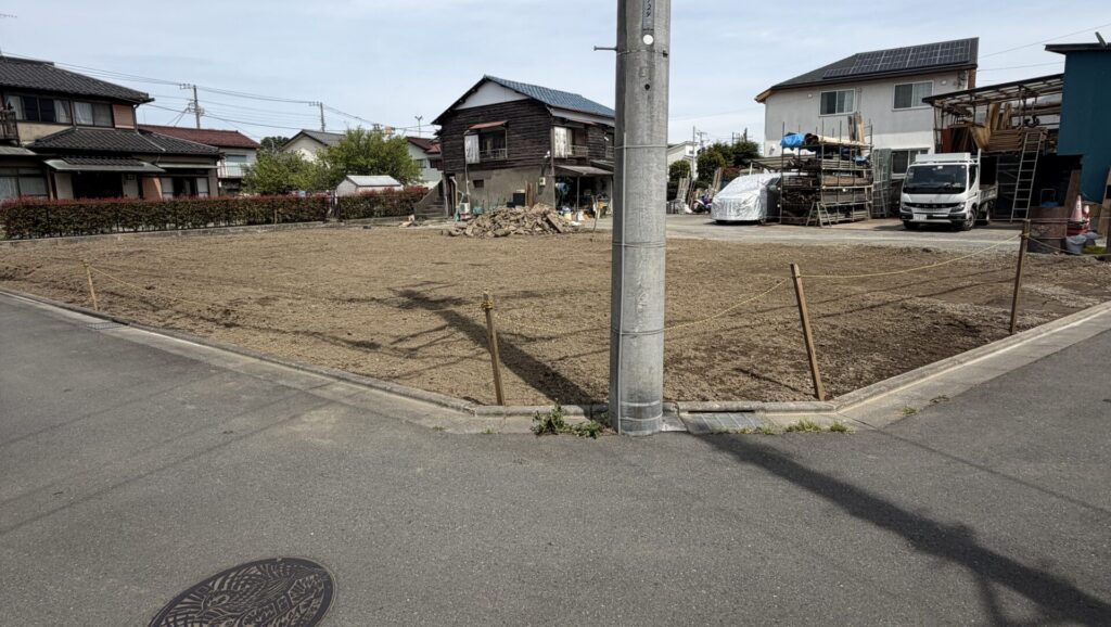 府中市是政の解体工事