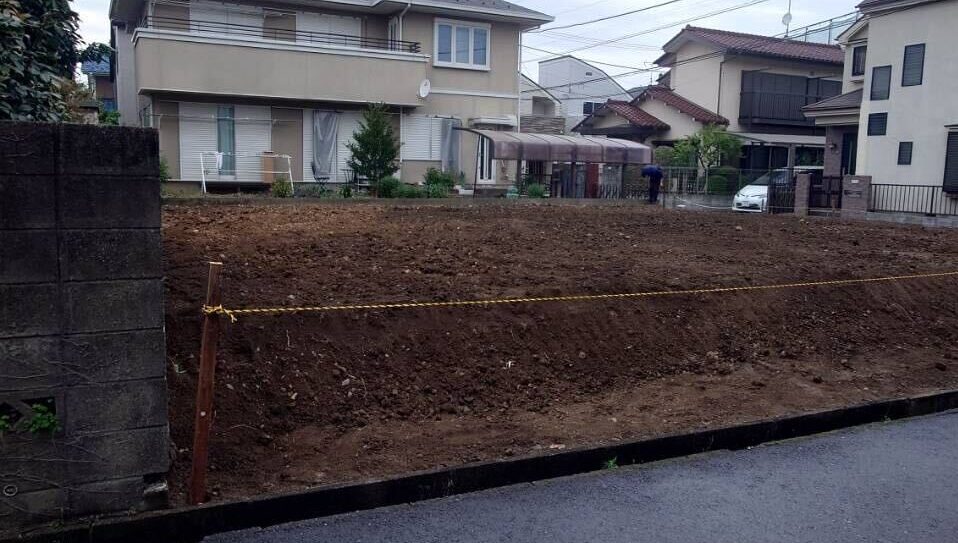 日野市東豊田の解体工事の画像