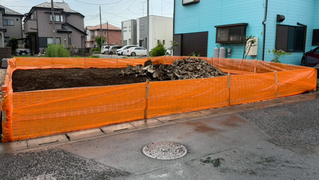 上尾市東町の解体工事