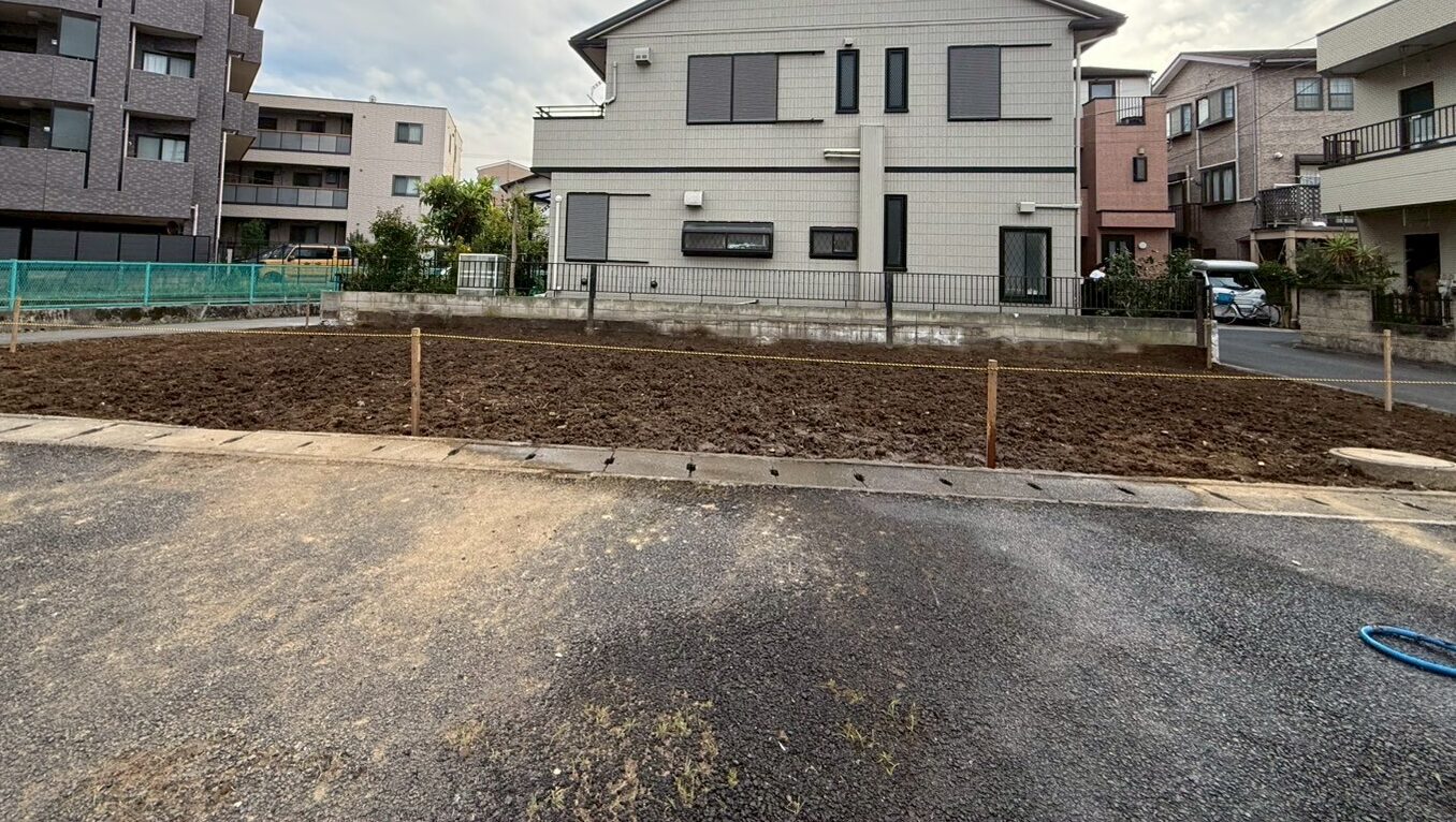 川崎市中原区市ノ坪の解体工事の画像