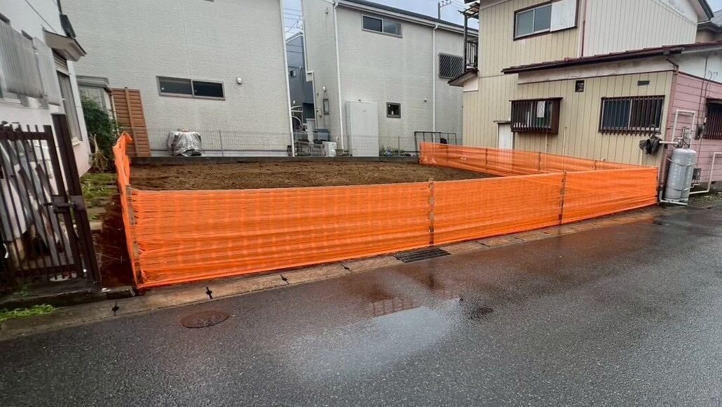 柏市南逆井の解体工事の画像