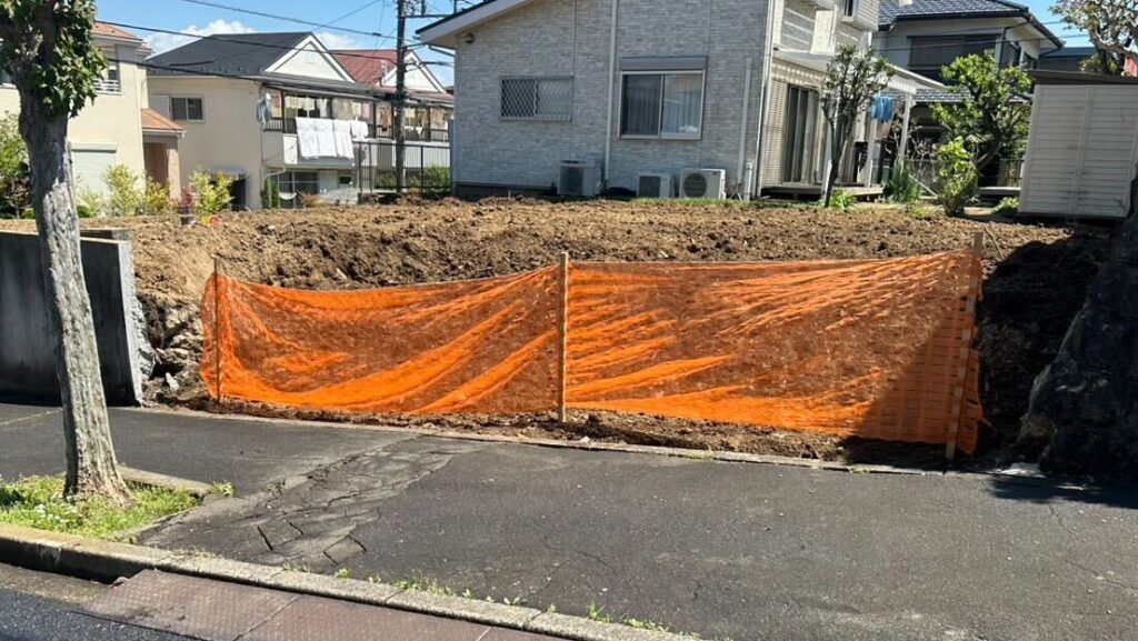 日野市三沢の解体工事